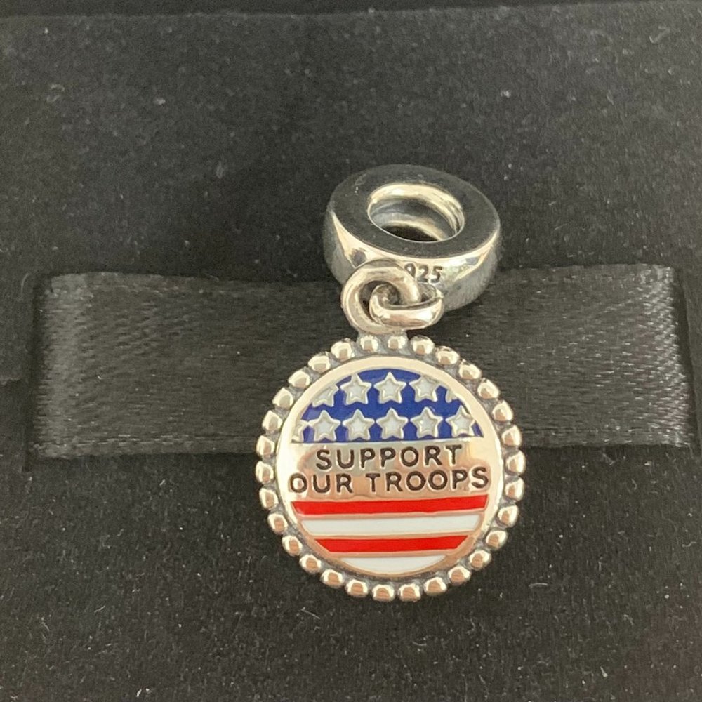 Pandora Support Our Troops Charm